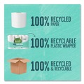 Toilet Paper | Seventh Generation 13733 100% Recycled 2-Ply Bathroom Tissue - White (240 Sheets/Roll, 12 Rolls/Pack) image number 3