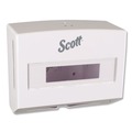 Paper & Dispensers | Scott 09214 Scottfold 10.75 in. x 4.75 in. x 9 in. Folded Towel Dispenser - White (1/Carton) image number 0