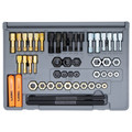 Taps Dies | Lang 971 48-Piece SAE and Metric Thread Restorer Kit image number 2