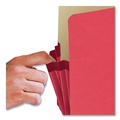 Office Jansan | Smead 73231 3.5 in. Expansion Colored File Pockets - Letter Size, Red image number 5