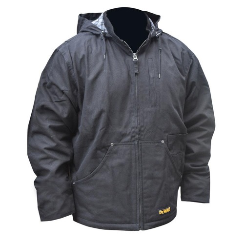 Heated Jackets | Dewalt DCHJ076ABB-S 20V MAX Lithium-Ion Heavy Duty Heated Work Jacket - Small, Black (Jacket Only) image number 0