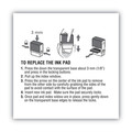 Bulk Savings Pricing 2 | COSCO 2000PLUS 065465 1.63 in. x 0.25 in. Replacement Ink Pad for 2000PLUS 1SI20PGL - Black image number 3