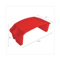 Office Furniture & Lighting | Deflecto 39502RED 23.35 in. x 12 in. x 8.53 in. Antimicrobial Rectangular Lap Desk - Red image number 3