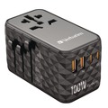Office Electronics & Batteries | Verbatim 32121 UTA-06 Gan III 2-USB-A/2-USB-C/Quick Charge 4plus Universal Travel Adapter image number 4