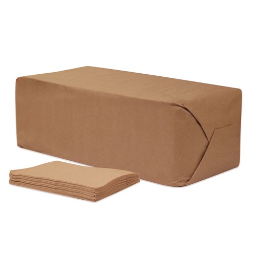 Cutlery | Cascades PRO N155 12 in. x 8.5 in. 1-Ply Select Full Fold II Napkins - White (12 Packs/Carton) image number 0