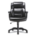  | Basyx HVST305 19 in. - 23 in. Seat Height Mid-Back Executive Chair Supports Up to 225 lbs. - Black image number 1