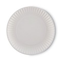Cutlery | Dixie WNP9OD 9 in. Paper Plates - White (250/Pack, 4 Packs/Carton) image number 0