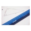 Rulers & Yardsticks | Victor EZ12SBL Easy Read 12.5 in. Long Standard/Metric Stainless Steel Ruler - Blue image number 4