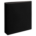 Office Jansan | Avery 05500 3 Slant Rings 2 in. Capacity 11 in. x 8.5 in. Heavy-Duty Non Stick View Binder with DuraHinge - Black image number 1
