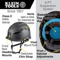 Hard Hats | Klein Tools 60516 Premium KARBN Pattern Vented Class C Safety Helmet image number 11