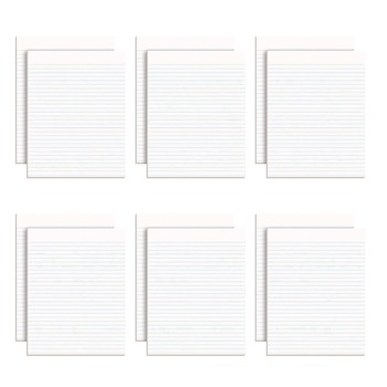 Ampad 21-112 8.5 in. x 11 in. Glue Top Pads - Wide/Legal, White (1-Dozen)