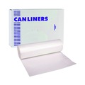 Office Jansan | Boardwalk Z8048VNKR01 40 in. x 48 in. 45 gal. 16 mic High Density Industrial Can Liners Coreless Rolls - Natural (250/Carton) image number 7
