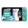Cleaning Cloths | Swiffer 76472 10 in. x 8 in. Heavy-Duty Wet Refill Cloths - Open Window Fresh (120/Carton) image number 1