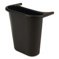 Trash & Waste Bins | Rubbermaid Commercial FG295073BLA Rectangular Saddle Basket Recycling Bin - Black image number 0