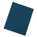  | Fellowes Mfg Co. 52145 11.25 in. x 8.75 in. Executive Leather-Like Unpunched Presentation Cover - Navy (50/Pack) image number 1