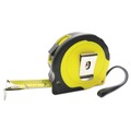 Tape Measures | Boardwalk BWKTAPEM25 Easy Grip 25 ft. 1/16 in. Graduation Tape Measure - Black/Yellow image number 2