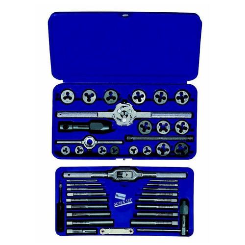 Bits and Bit Sets | Irwin Hanson 26317 41-Piece Metric Tap and Hex Die Set image number 0