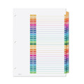 Office Jansan | Avery 11084 Ready Index 11 in. x 8.5 in. 31-Tab 1 to 31 Customizable Table of Contents Dividers with Multicolor Tabs - White (1-Set) image number 3