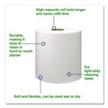 Paper Towels and Napkins | Tork 500105 1-Ply 9 in. x 12.4 in. Light Duty Cleaning Cloth Giant Roll - White (1/Carton) image number 3