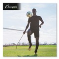Toys | Champion Sports SRB5 No. 5 Size Rubber Sports Ball For Soccer - White/Black image number 6