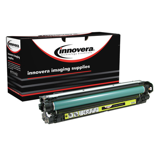  | Innovera IVRE272A 15000 Page-Yield, Replacement for HP 650A (CE272A), Remanufactured Toner - Yellow image number 0