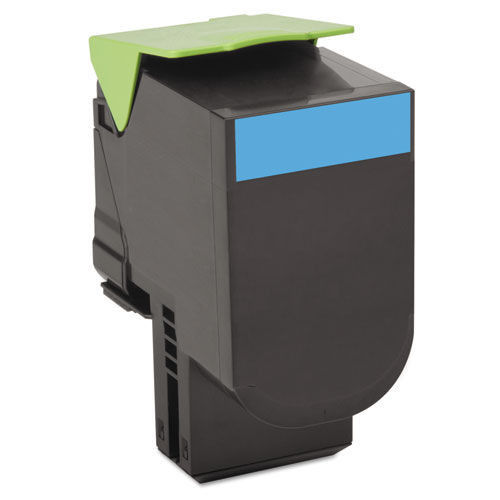 Ink & Toner | Lexmark 80C10C0 1000 Page-Yield Return Program Toner - Cyan image number 0