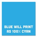 Floor Signs | Tabbies 29546 BeSafe Messaging 9 in. x 6 in. Education Wall Signs - Blue/White (3/Pack) image number 6