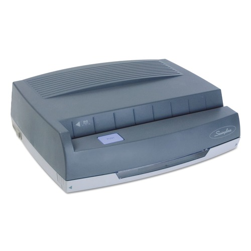  | Swingline 9800350A 350MD 50-Sheet Electric Three 9/32 in. Hole Punch - Gray image number 0