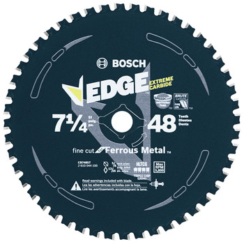Bosch CB748ST 7-1/4 in. 48-Tooth Metal Cutting Circular Saw Blade Bosch CB748ST 7-1/4 in. 48-Tooth Metal Cutting Circular Saw Blade