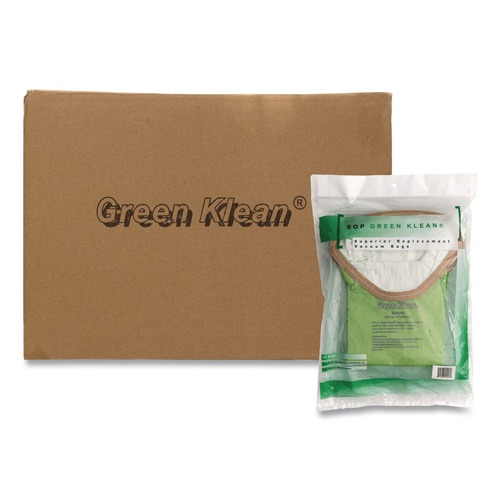 Bags and Filters | Green Klean GK-PTPRO6QRT GK-Pt-Pro6Qt Replacement Vacuum Bag (10/Carton) image number 0