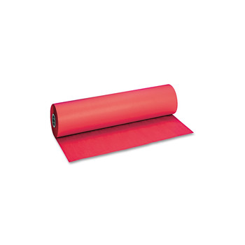 Pacon 36 in. x 1000 ft. 40 lb Cover Weight Decorol Flame Retardant Art Rolls - Cherry Red (1-Roll)