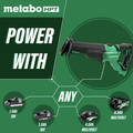 Metabo HPT CR18DBLQ4M 18V Brushless Reciprocating Saw (Tool Only) image number 2