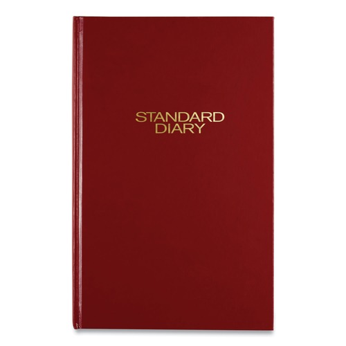 Notebooks & Pads | AT-A-GLANCE SD37613 12 in. x 7.75 in. Standard 2026 Edition Wide/Legal Rule Daily Diary - Red Cover image number 0