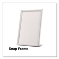 Office & Office Supplies | Universal UNV08233 17 in. x 11 in. Insert Aluminum Poster Frame - Silver image number 1