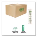 Cutlery | Eco-Products EP-S017-W Plantware Individually Wrapped CPLA Cutlery Fork - White (1000/Carton) image number 5