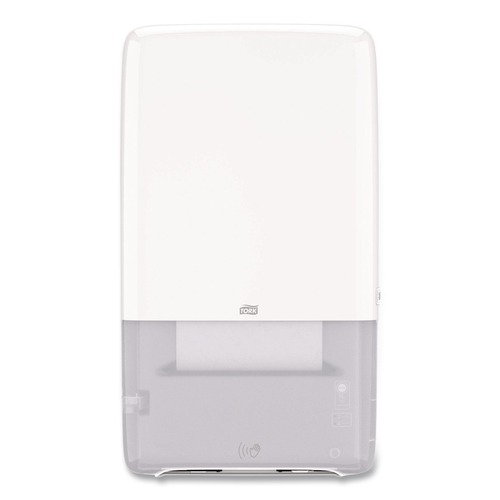 Paper Towels and Napkins | Tork 552540 PeakServe 14.47 in. x 4.04 in. x 25.15 in. Automatic Continuous Paper Hand Towel Dispenser - White image number 0