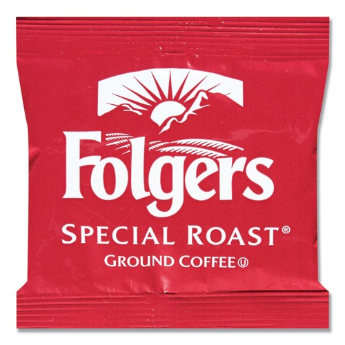 Coffee | Folgers 2550006897 0.8 oz. Special Roast Ground Coffee Fraction Packs (42/Carton) image number 0