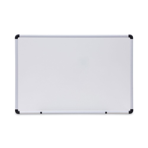 White Boards | Universal UNV43723 36 in. x 24 in. Modern Melamine Dry Erase Board - White Surface, Aluminum Frame image number 0