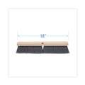 Just Launched | Boardwalk BWK20418 3 in. Flagged Polypropylene Bristles 18 in. Brush Floor Brush Head - Gray image number 1