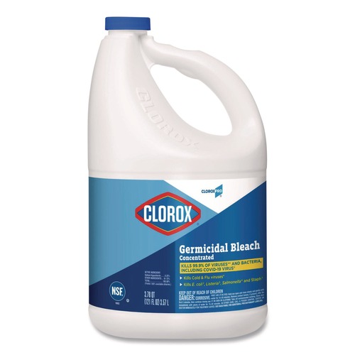 Bleach | Clorox 30966 121 oz. Bottle Concentrated Germicidal Bleach - Regular image number 0