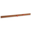 Office Jansan | Universal UNV43424 24 in. x 1 in. Cork Bulletin Bar - Brown Surface, Silver Aluminum Frame image number 0