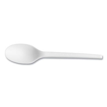 Vegware Compostable CPLA Cutlery Spoon - White (1000/Carton)