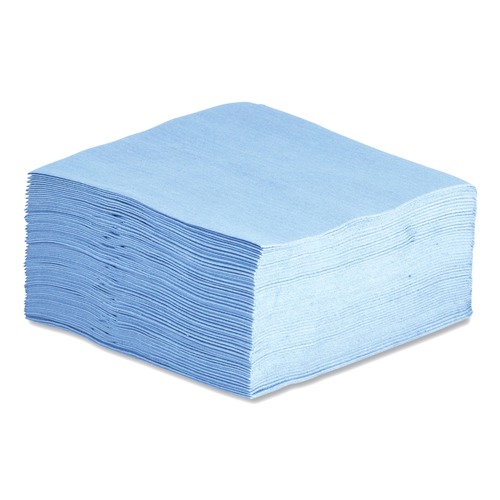 Cleaning & Janitorial Supplies | HOSPECO NA115QPB TASKBrand Advanced Performance Series 13 in. x 12 in. Wipers - Blue (500/Carton) image number 0
