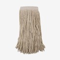 Office Jansan | Boardwalk BWK324C 24 oz. Premium Saddleback Cotton Fiber Mop Head - White (12/Carton) image number 2