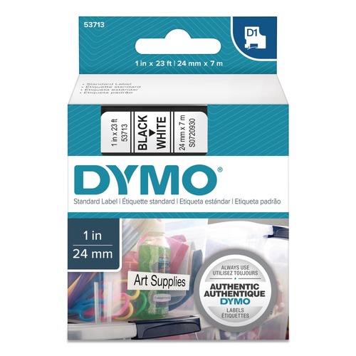 Office Jansan | DYMO 30857 2.25 in. x 4 in. Self-Adhesive Name Badge Labels - White (1/Box) image number 0