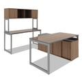 Office Desks & Workstations | Alera ALELSTB24GR Open Office Desk Series 47.25 to 70.78w x 23.63d x 28.5h Adjustable O-Leg Desk Base - Silver image number 11