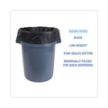 New Year New Savings! Save $25 off $150 | Boardwalk H8046HBK 40 in. x 46 in. 45 gal. 0.7 mil Linear Low Density Industrial Flat Pack Can Liners - Black (100/Carton) image number 3