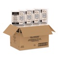 Food Trays, Containers, and Lids | Dart 60FBRHT1 6.12 in. x 5.87 in. x 3.1 in. ProPlanet Seal Compostable Molded Fiber Hinged Trays - Natural (500/Carton) image number 0