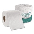Toilet Paper | Georgia Pacific Professional 16880 2-Ply Angel Soft Septic Safe Premium Bathroom Tissue - White (450 Sheets/Roll, 80 Rolls/Carton) image number 1