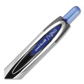 Pens | uni-ball 1736098 Signo 207 Medium 0.7 millimeter Retractable Needle Point Gel Pen - Blue Ink/Clear/Black/Blue Barrel (1-Dozen) image number 5